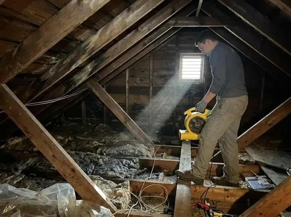attic-water-damage-drying-proc-007 — frequently asked questions, Emergency Water Extraction & 24/7 Flood Response in Sewaren…